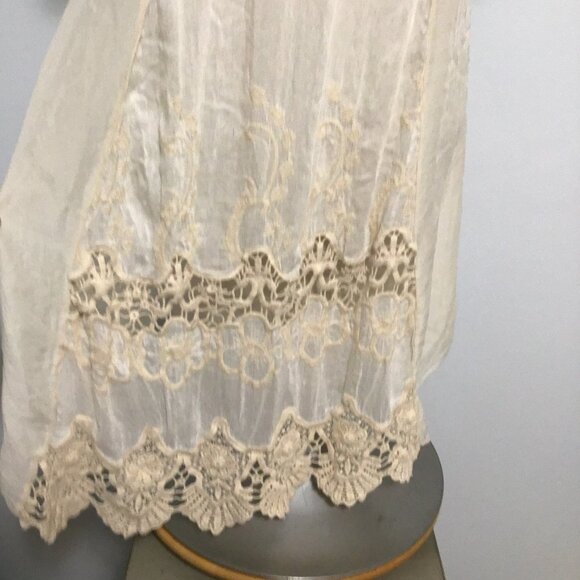 GIULIA Silk Tunic Dress with Lace Detailing Size XS - Picture 11 of 14